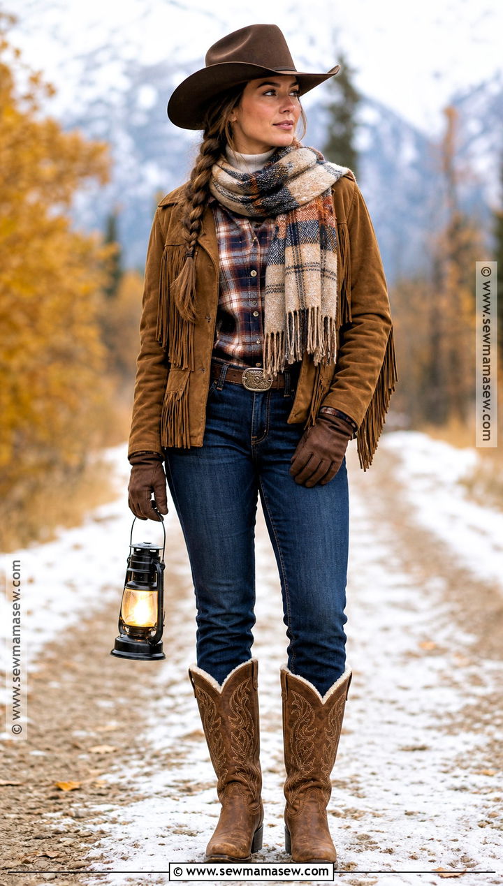 Winter Cowgirl Costume - 50 cowgirl costume ideas