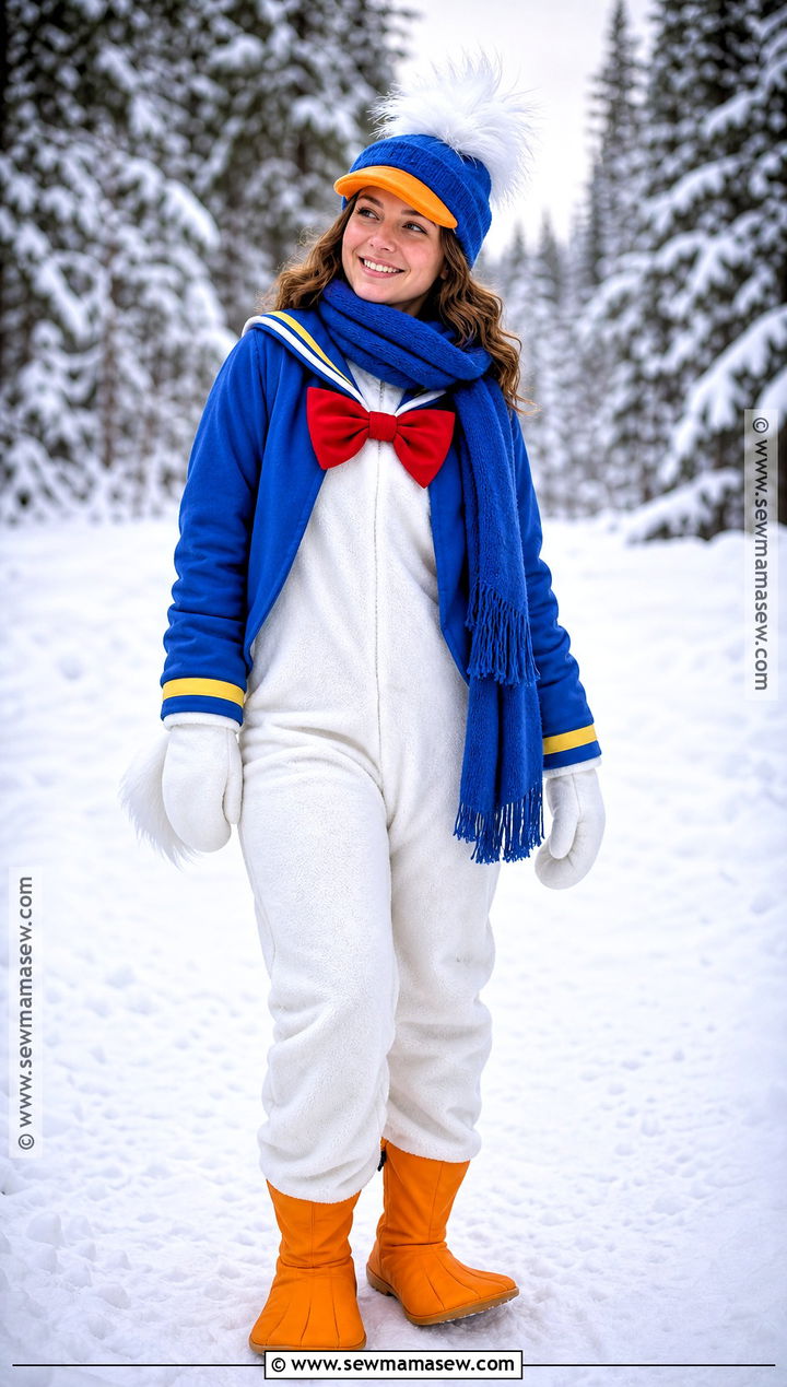 Winter Donald Duck Costume - 30 Donald Duck Costume Ideas