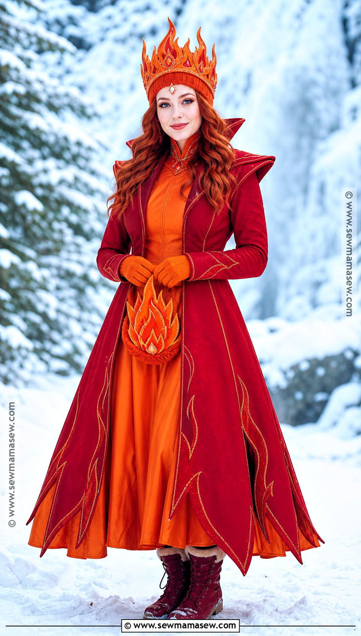 Winter Flame Princess Costume - 30 flame princess costume ideas