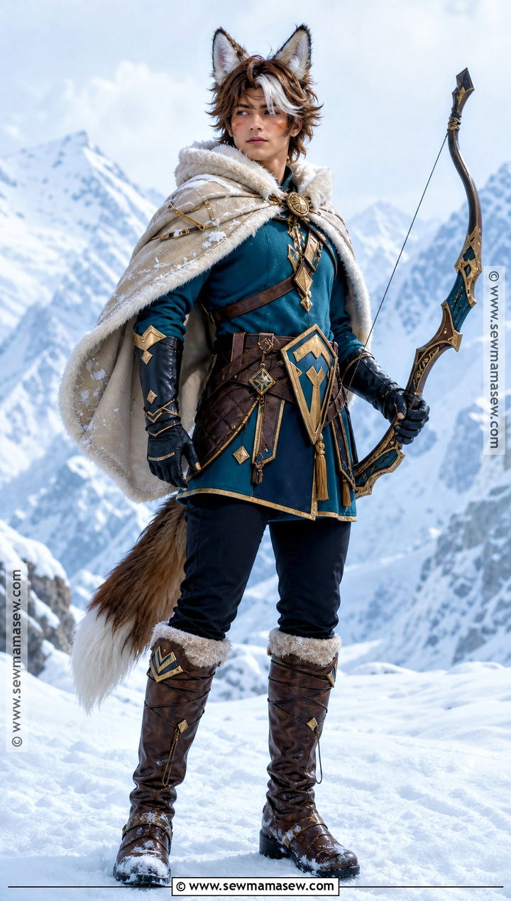 Winter Gorou Cosplay With Fur Cape - 30 Gorou Cosplay Ideas
