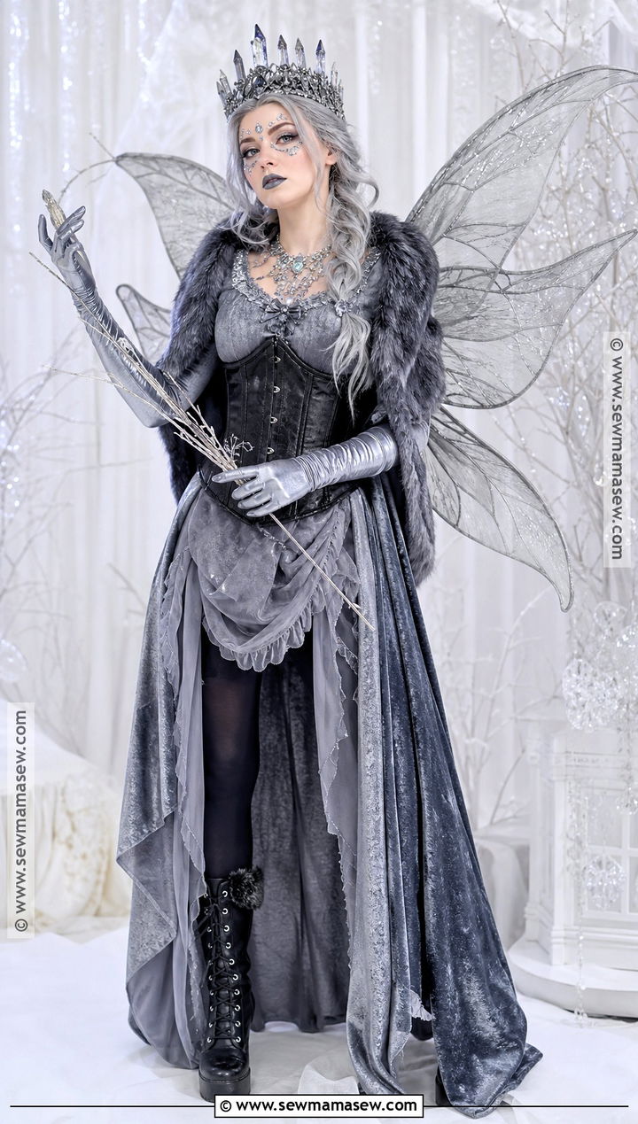 Winter Gothic Fairy Costume - 30 Gothic Fairy Costume Ideas