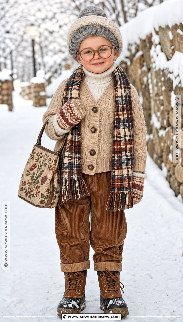 Winter Grandma Old Lady Costume - 30 old lady costume ideas for kids