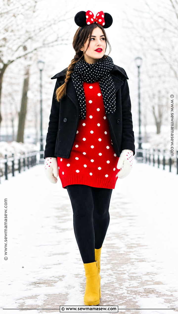 Winter Minnie Mouse Costume - 30 minnie mouse costume ideas for women