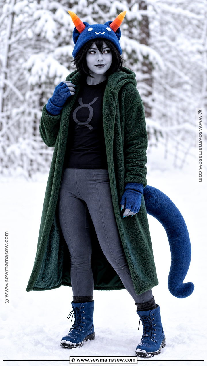 Winter Nepeta Cosplay With Fleece Coat - 30 Nepeta Cosplay Ideas