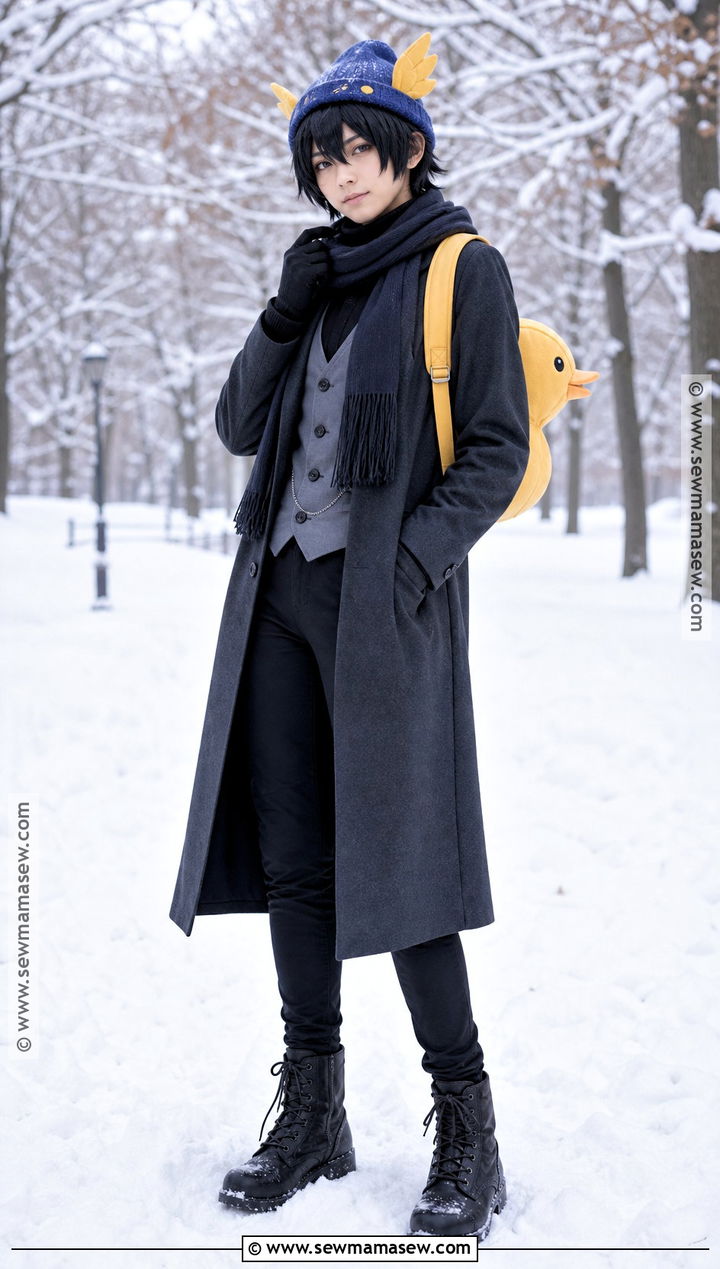 Winter Quackity Cosplay With Long Coat - 30 quackity cosplay ideas