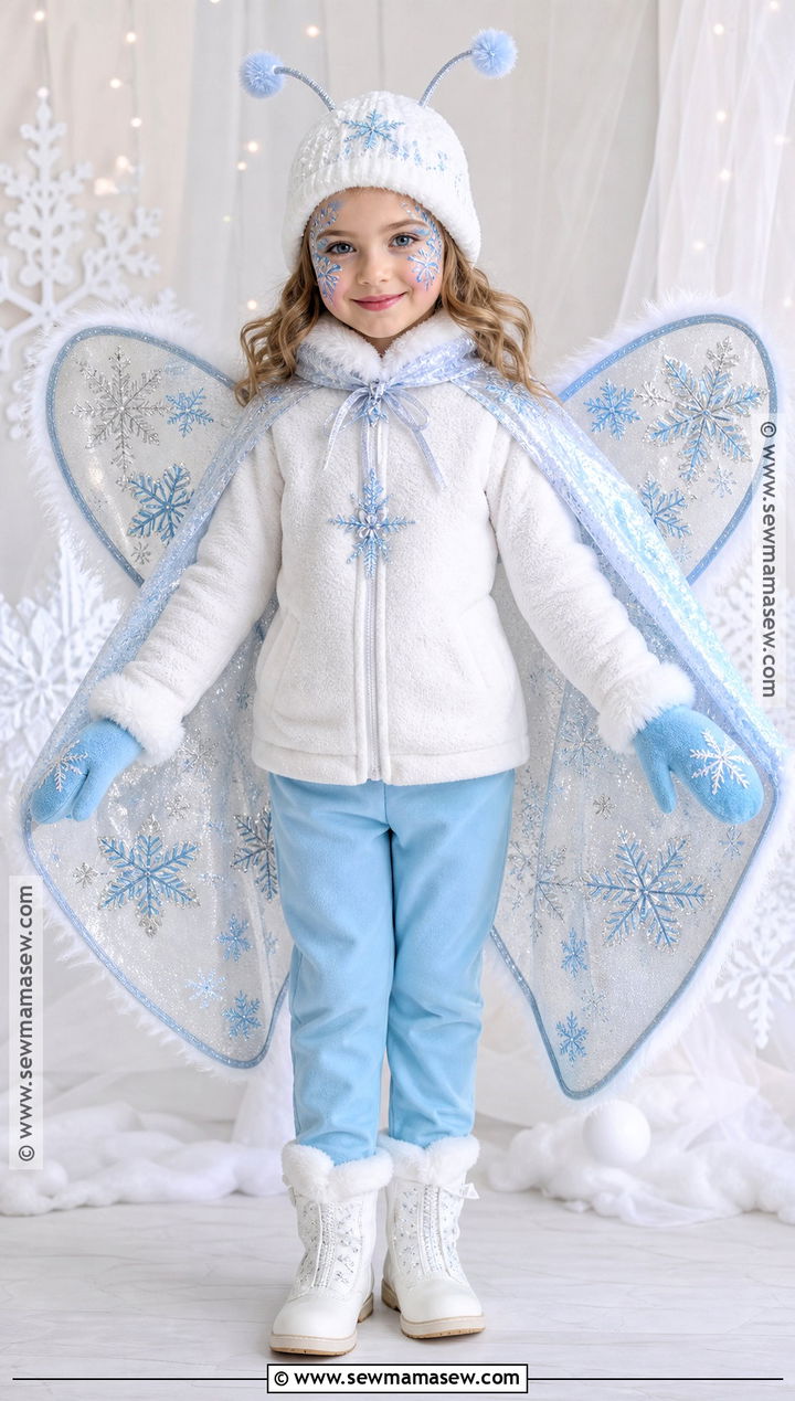 Winter Snow Butterfly Costume For Kids - 35 butterfly costume ideas for kids