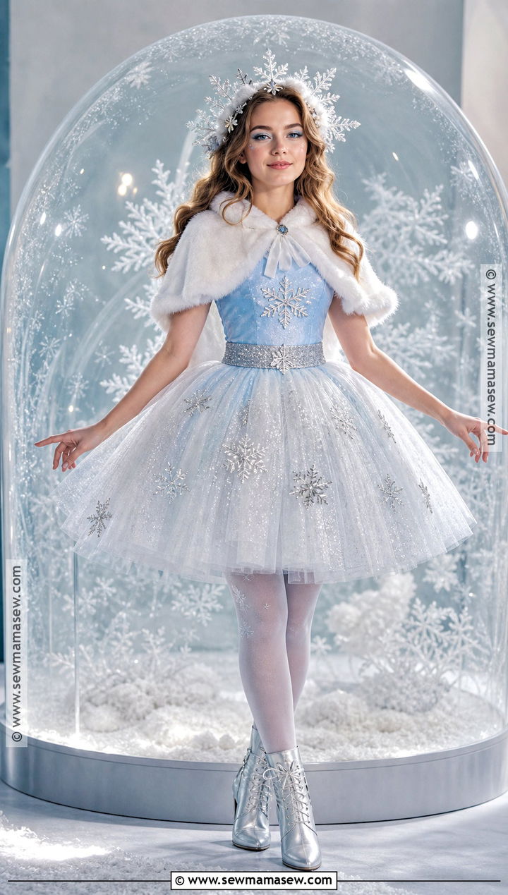 Winter Snow Globe Costume - 30 Christmas Halloween Costumes