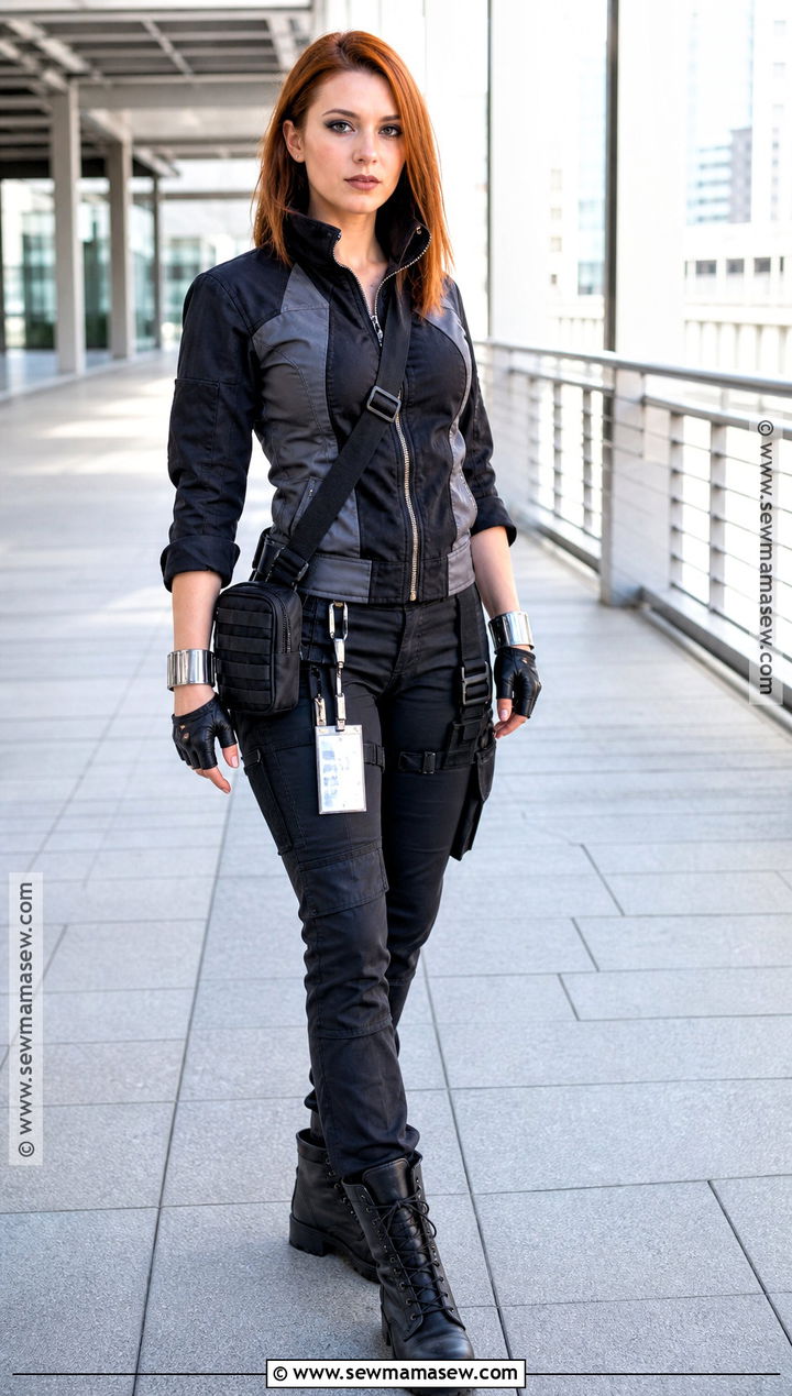Winter Soldier Black Widow Cosplay With Straight Hair - 30 black widow cosplay ideas