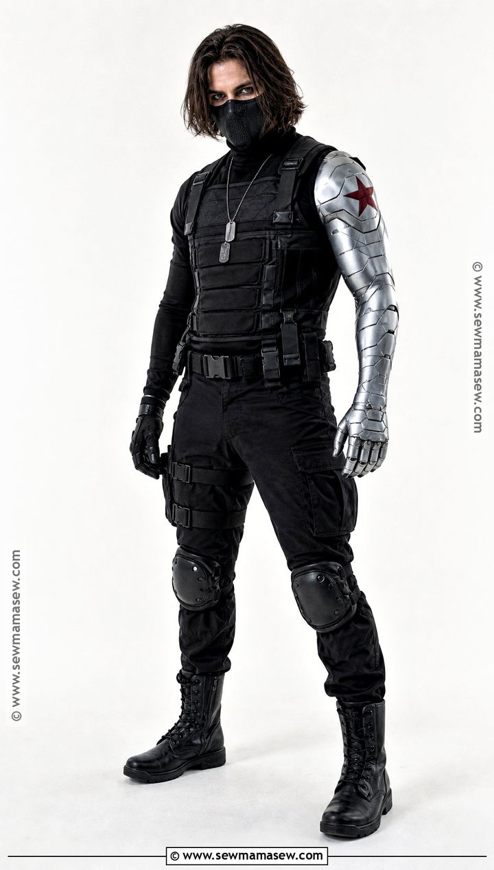 Winter Soldier Costume With Foam Armor Arm - 30 winter soldier costume ideas