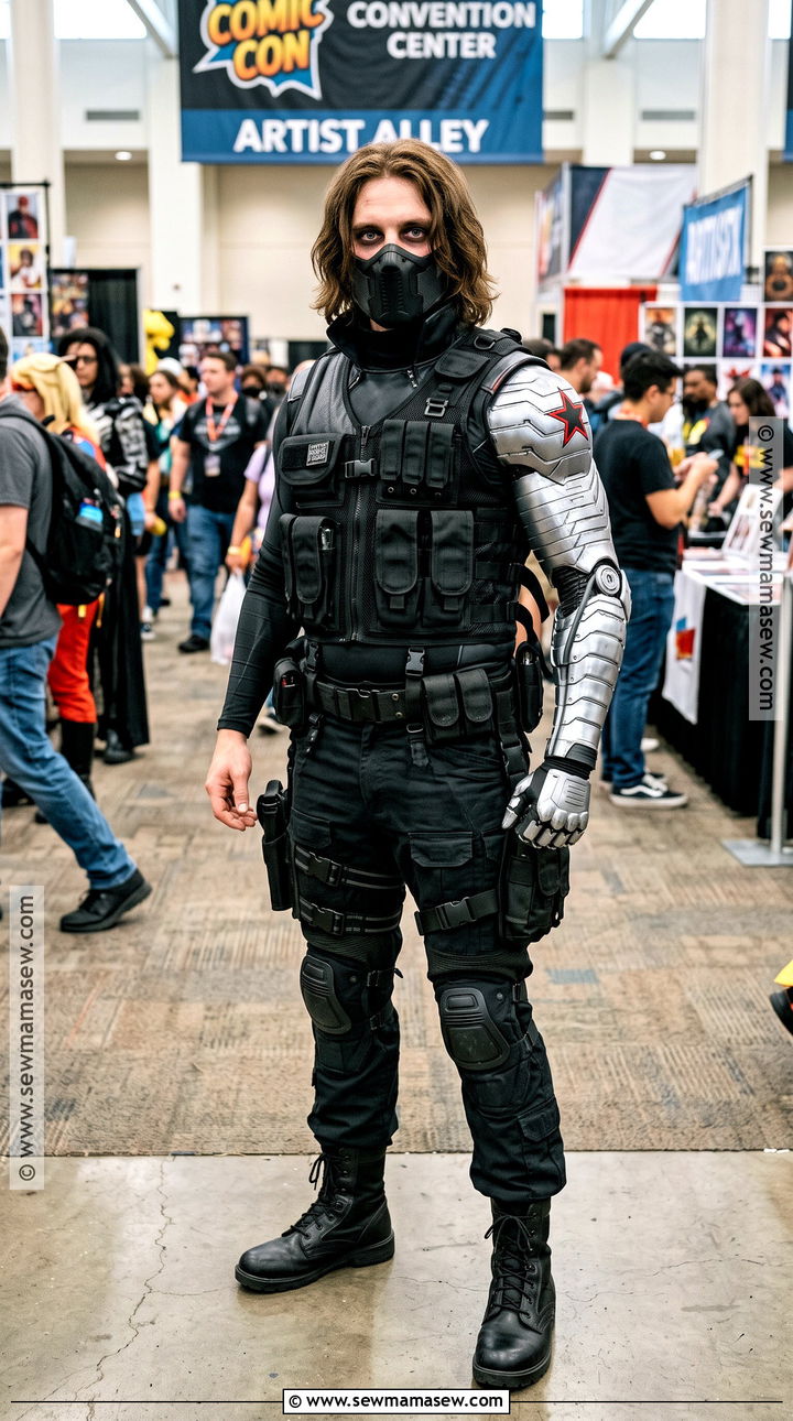 Winter Soldier Masked Cosplay - 30 bucky barnes cosplay ideas