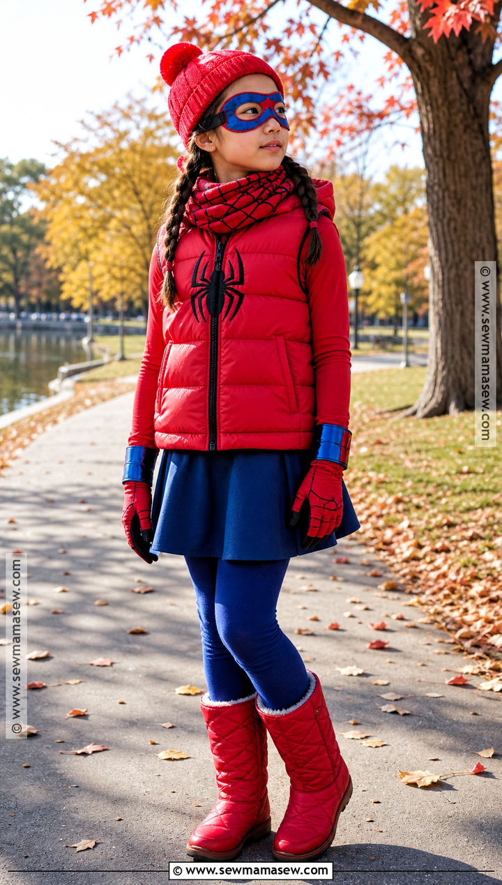 Winter Spider Girl Costume - 30 spiderman girl costume ideas