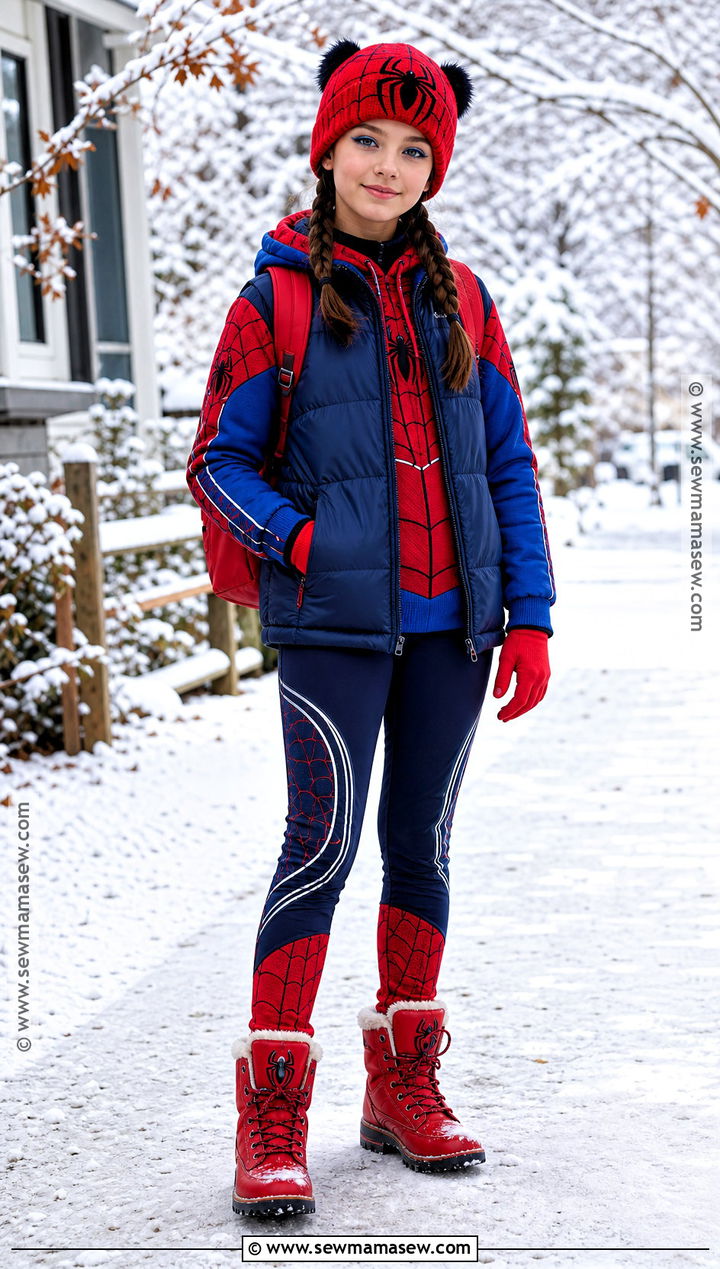 Winter Spider Man Costume - 30 girl spiderman costume ideas