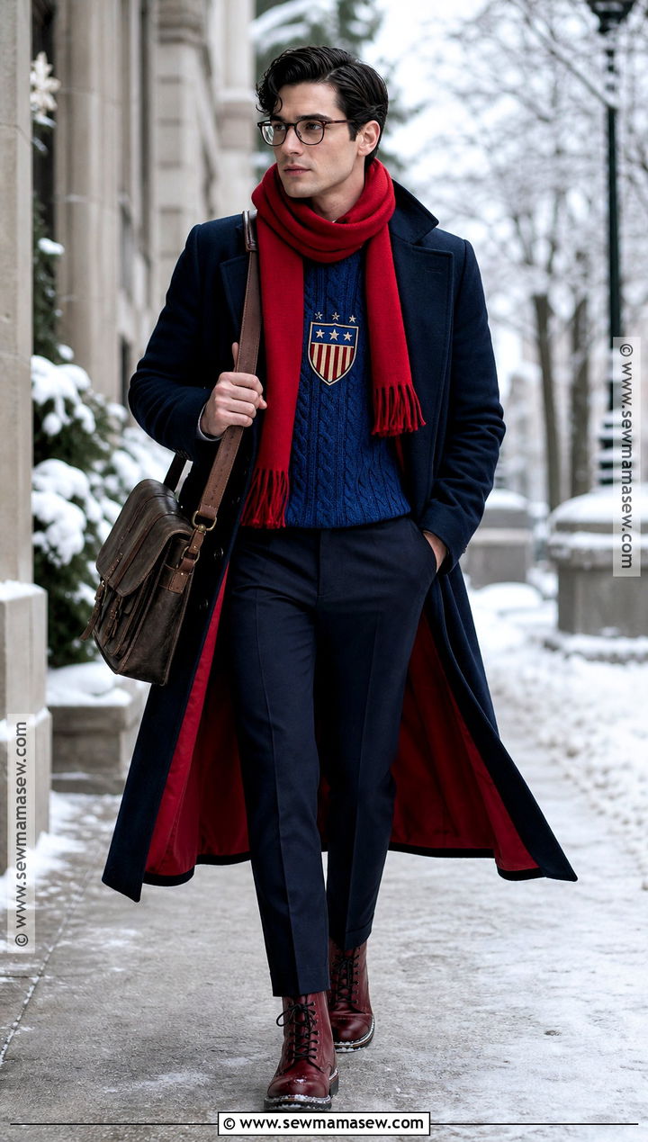 Winter Superman Cosplay With Long Coat - 30 superman cosplay ideas