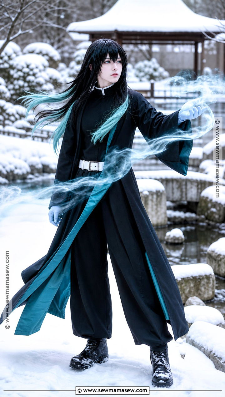Winter Tokito Cosplay With Long Black Coat - 35 tokito cosplay ideas