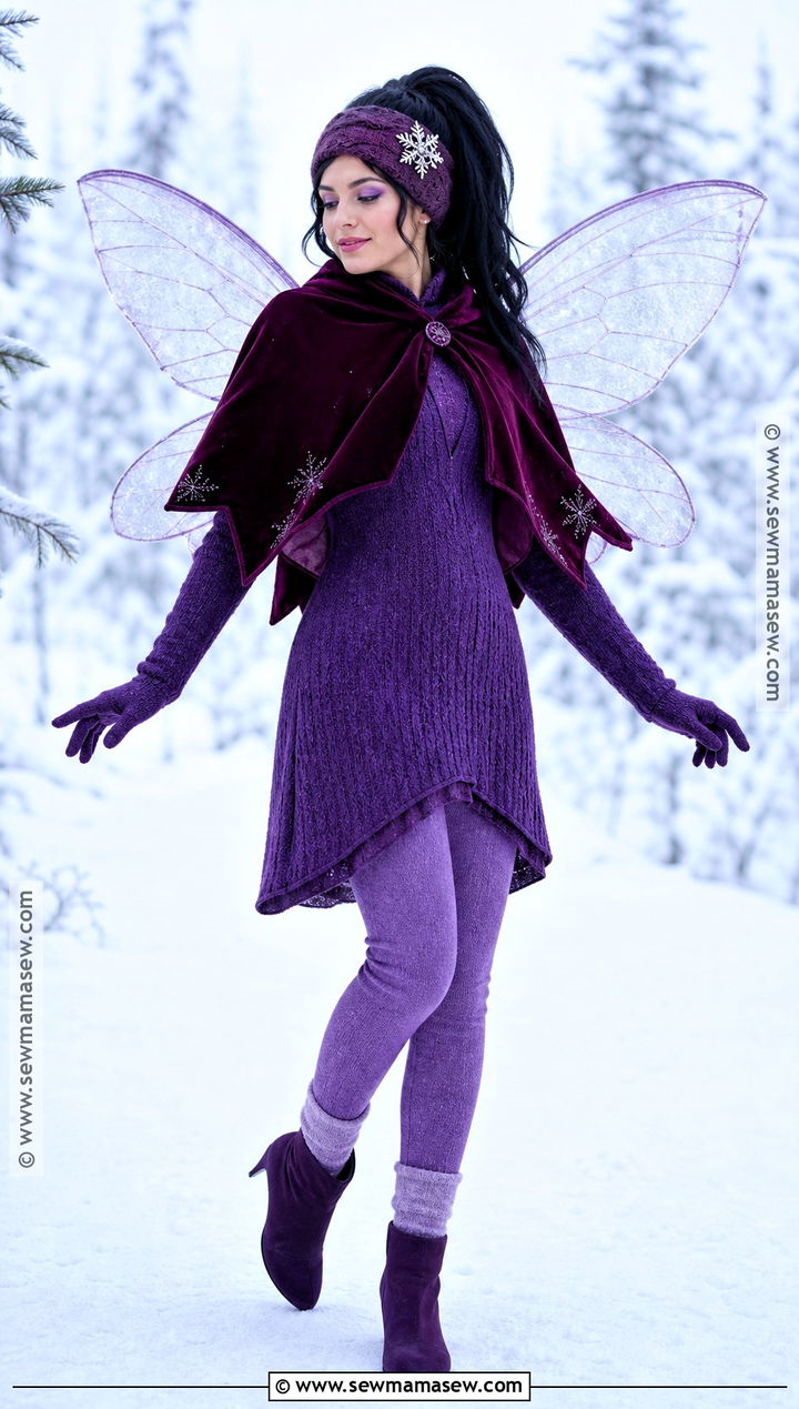 Winter Vidia Costume With Purple Cape - 30 vidia tinkerbell costume ideas