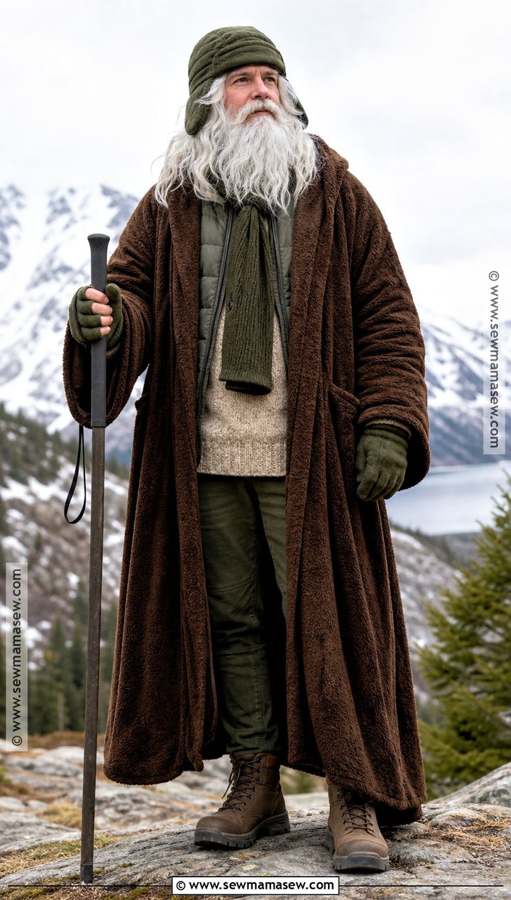Winter Yoda Costume With Warm Layers - 35 yoda costume ideas