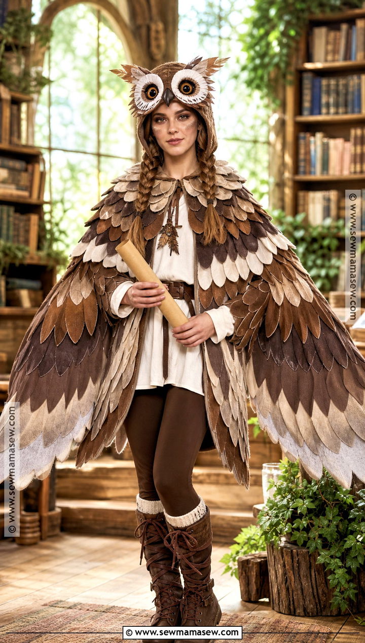 Wise Owl Costume - 40 animal costume ideas