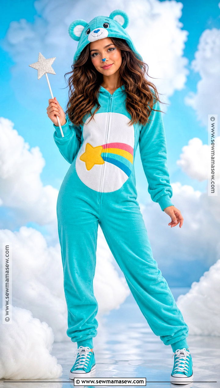 Wish Bear Costume With Shooting Star Badge - 30 care bears halloween costume ideas