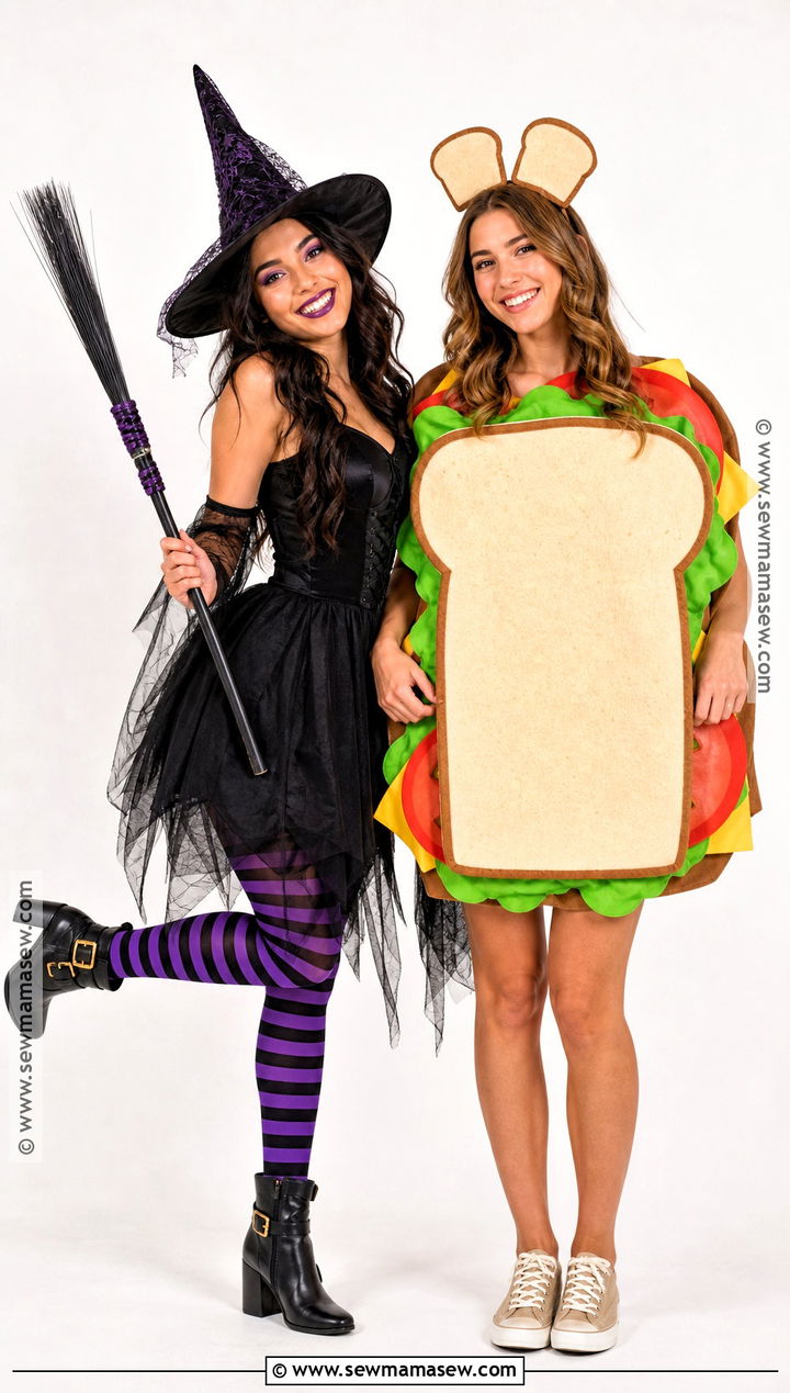 Witch And Sandwich Costume - 50 rhyme without reason costume ideas