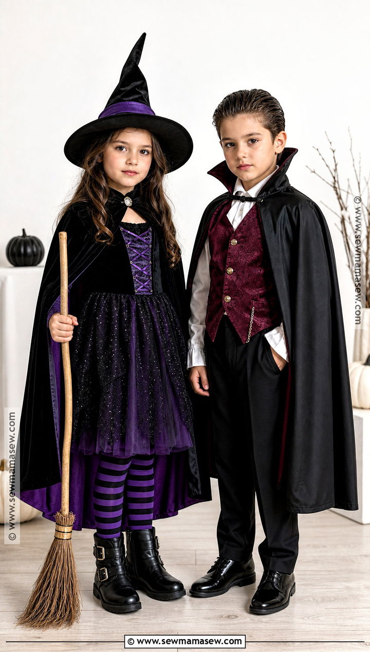 Witch And Vampire Costume - 35 boy and girl halloween costumes