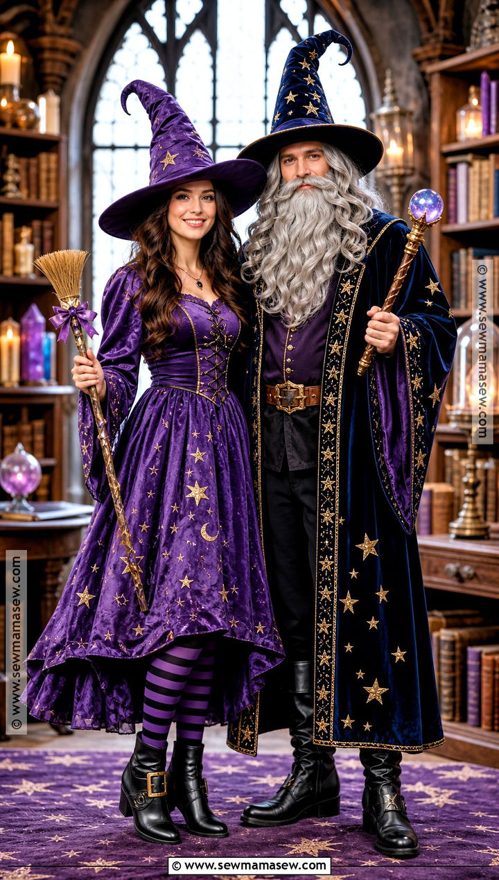 Witch And Wizard Couple Costume - 35 costume couple ideas
