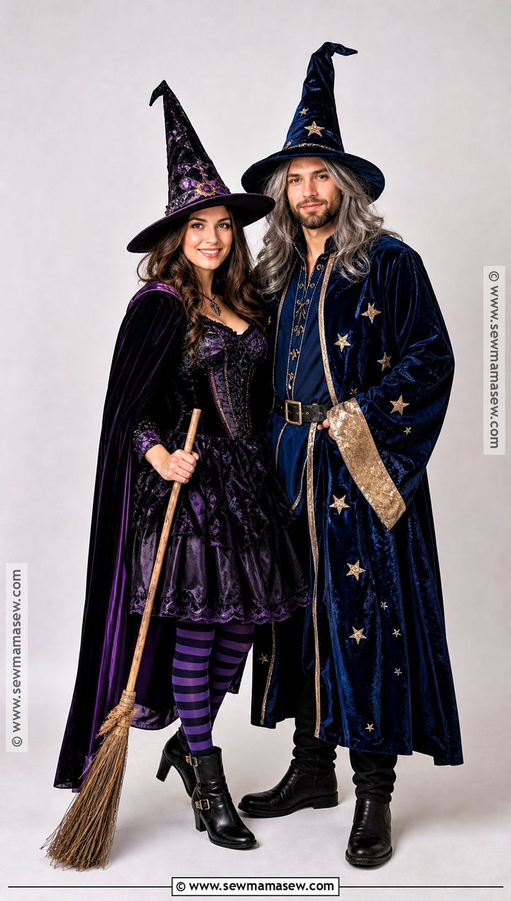 Witch And Wizard Couple Costume - 50 couple costumes for halloween