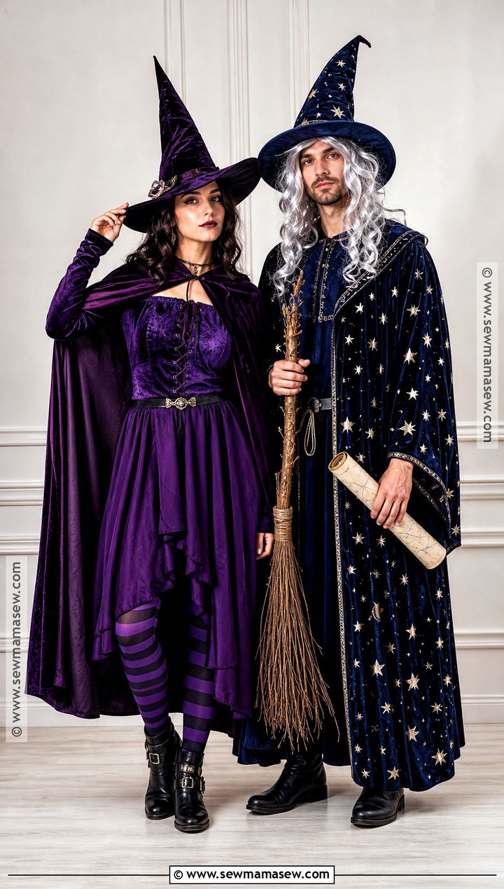Witch And Wizard Couple Costume - 30 couples costumes ideas