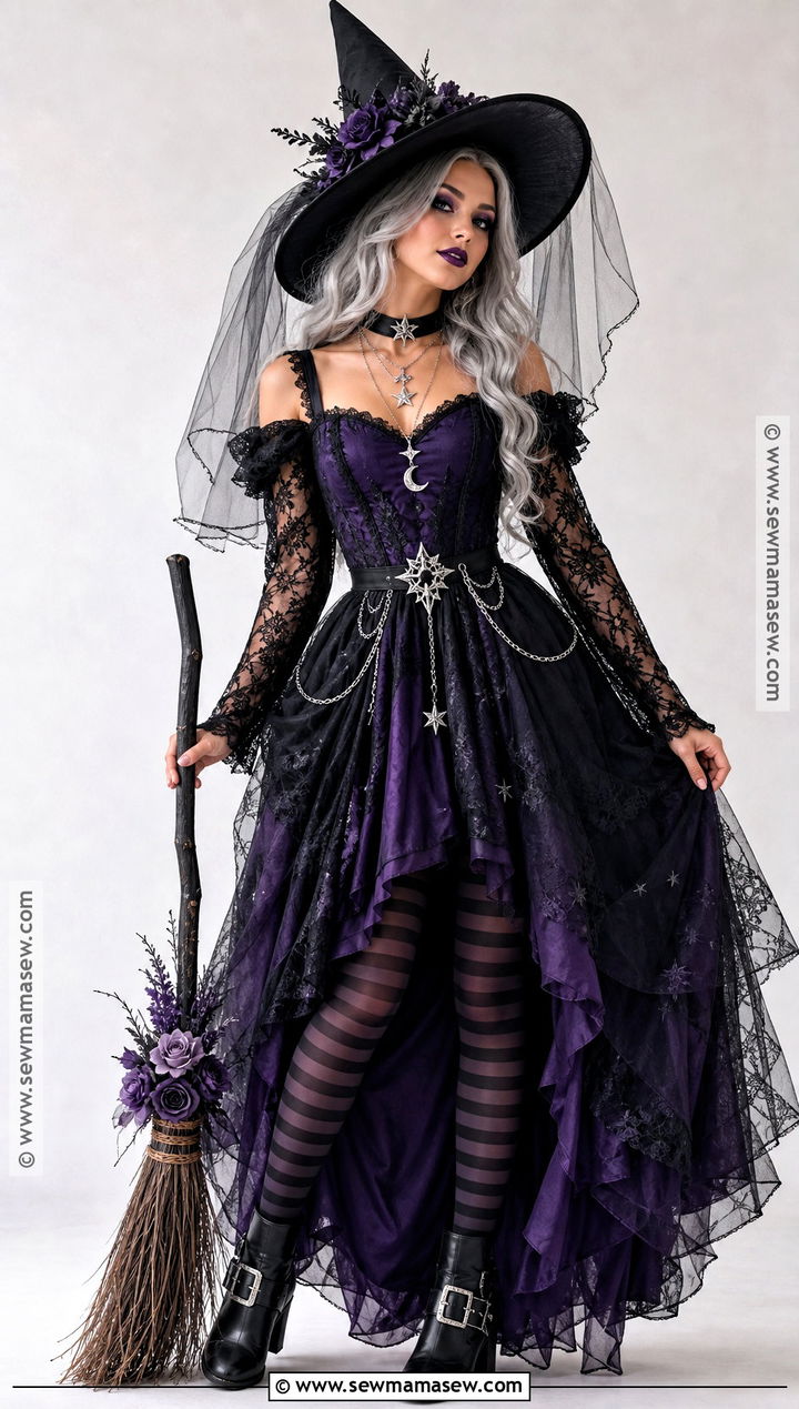 Witch Bride Costume - 30 halloween bride costumes