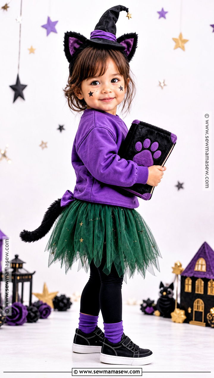 Witch Cat Costume - 30 toddler cat costume ideas
