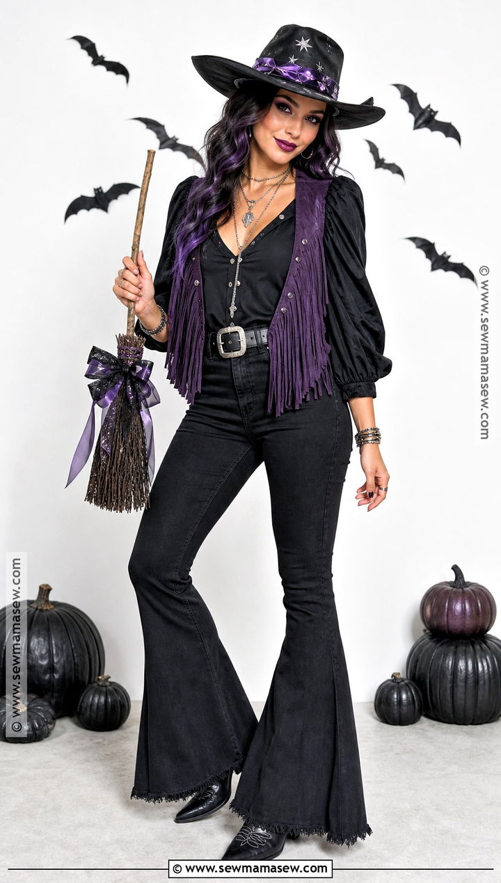 Witch Cowboy Costume - 30 Cowboy Halloween Costume Ideas for Women