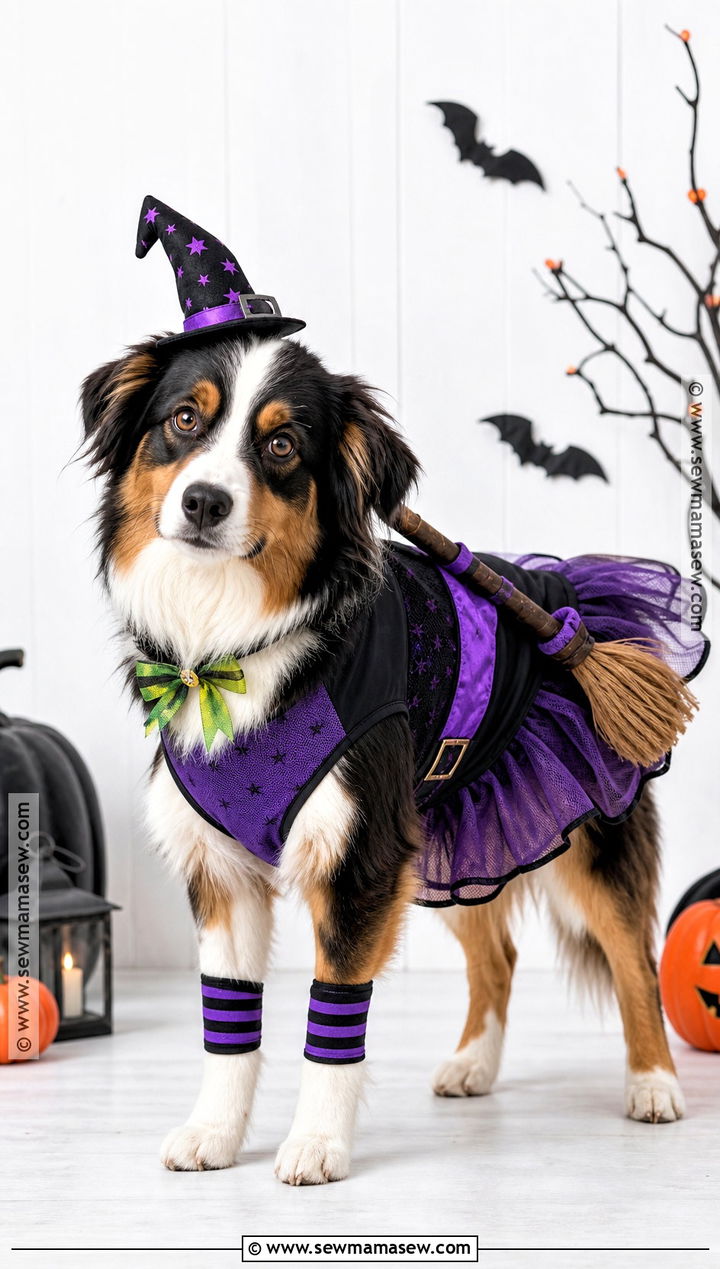 Witch Dog Costume - 40 dog costume ideas