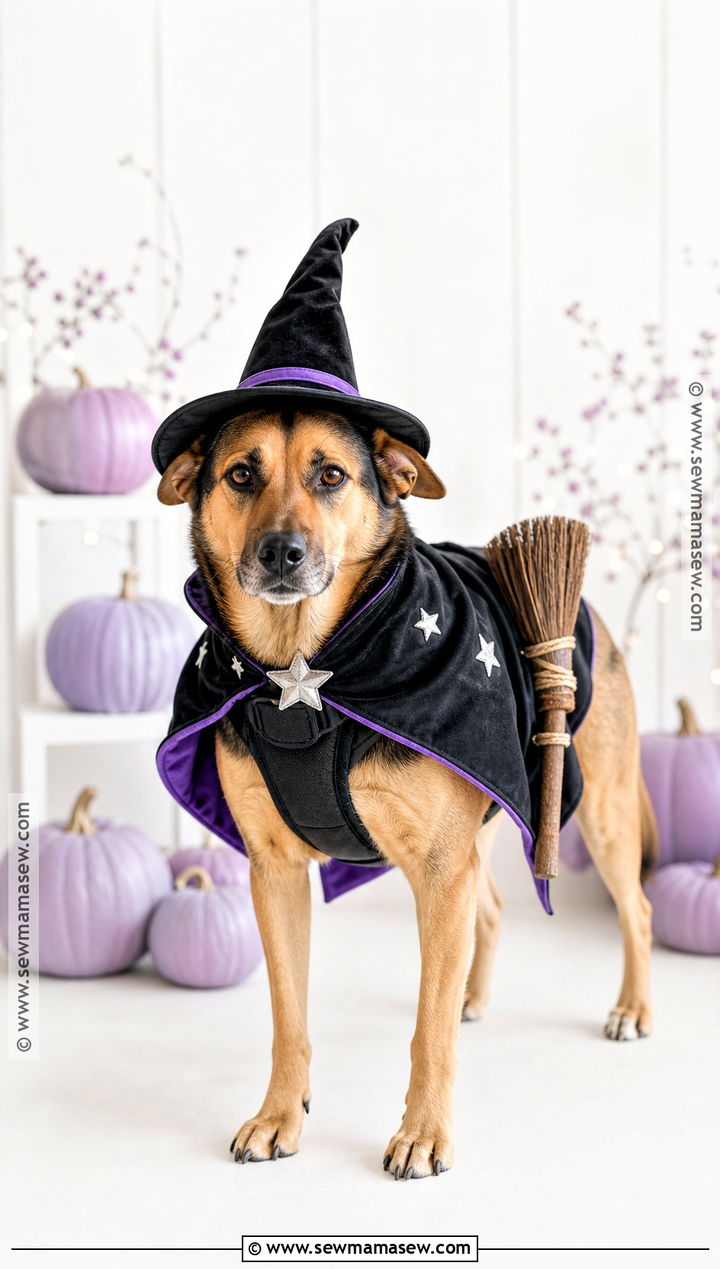 Witch Dog Halloween Costume - 45 dog halloween costumes