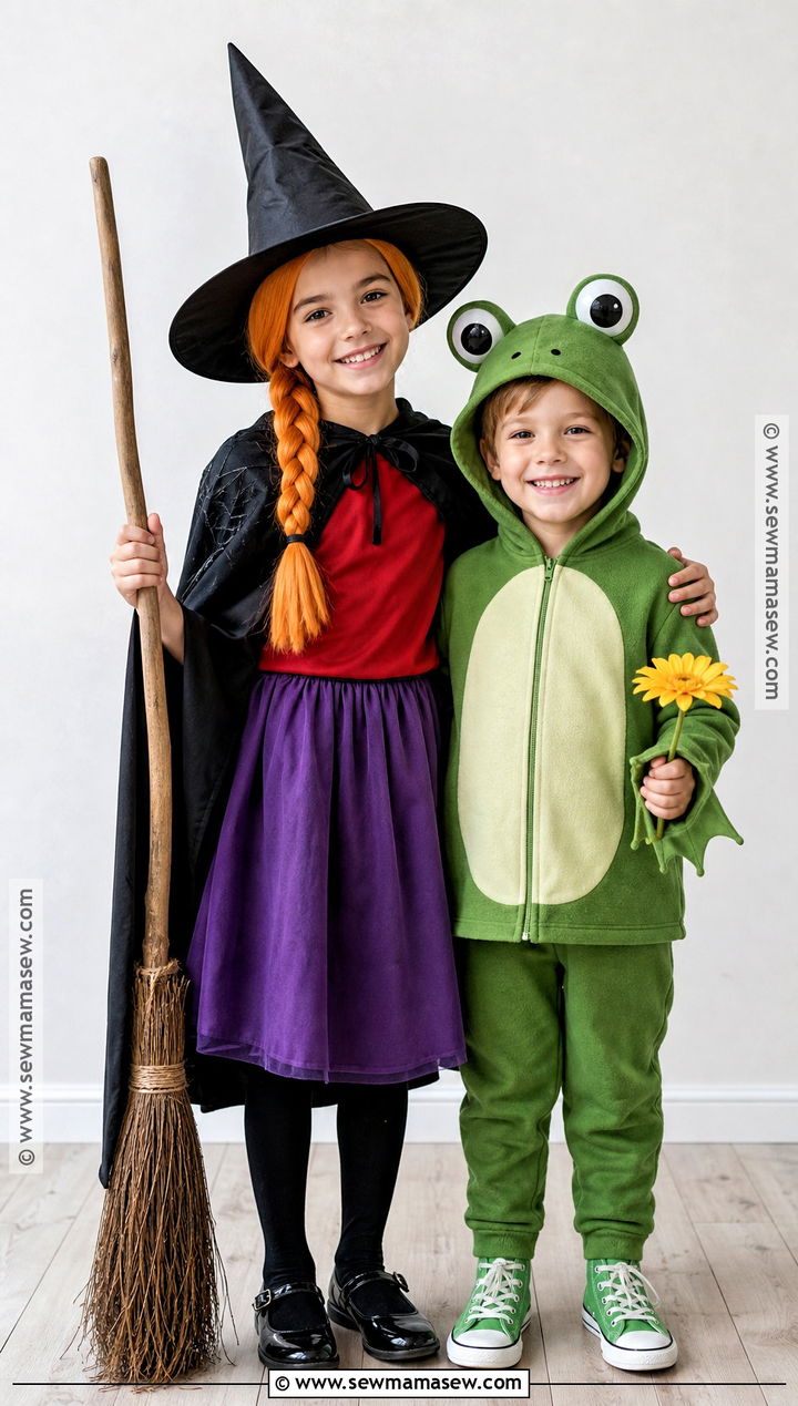 Witch and Frog Room on the Broom Costume - 30 room on the broom costume ideas