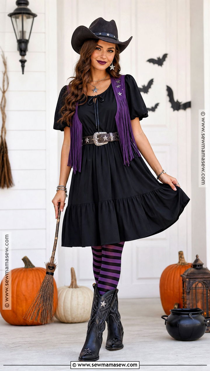 Witchy Cowgirl Halloween Outfit - 40 cowgirl outfits halloween