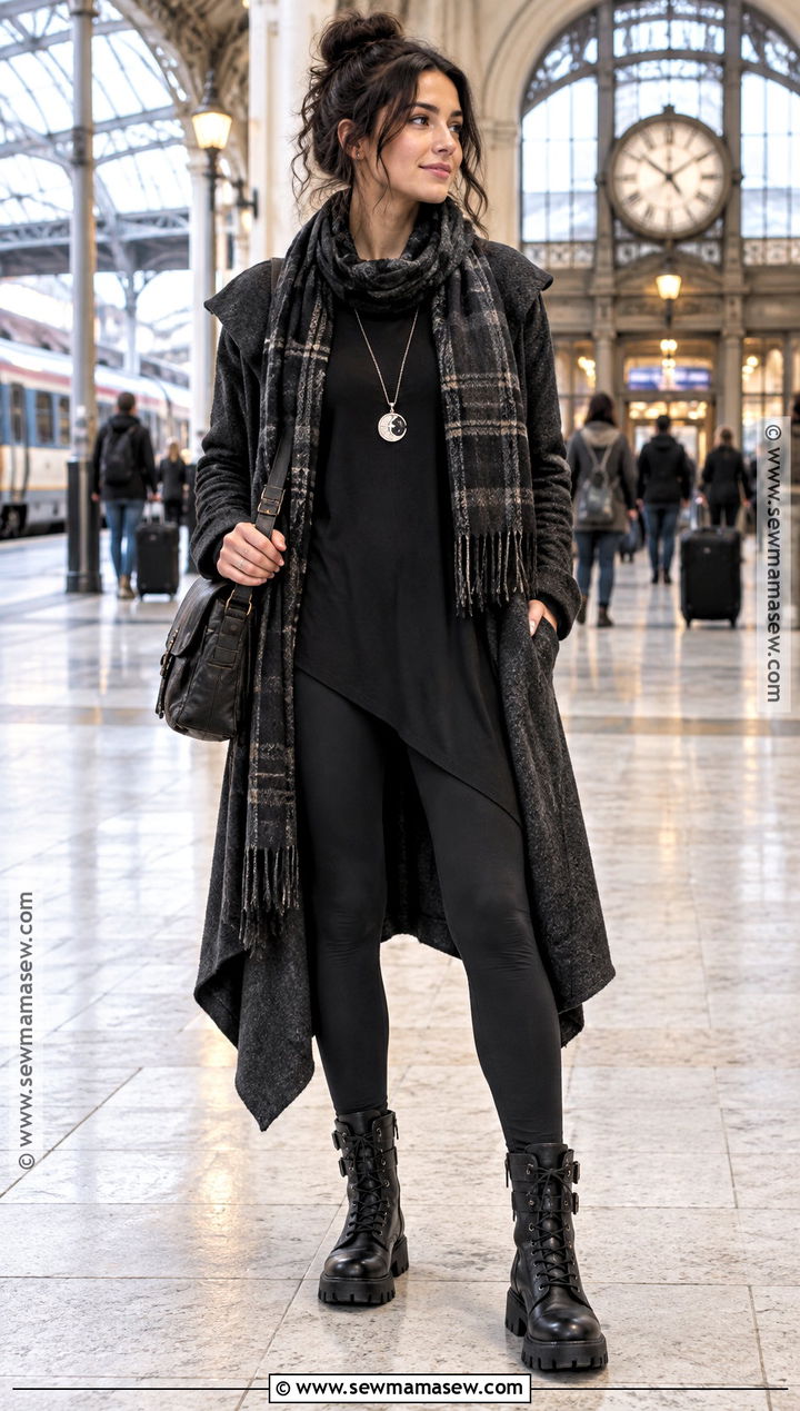 Witchy Tunic And Leggings Outfit - 20 Witchy Outfits Fall