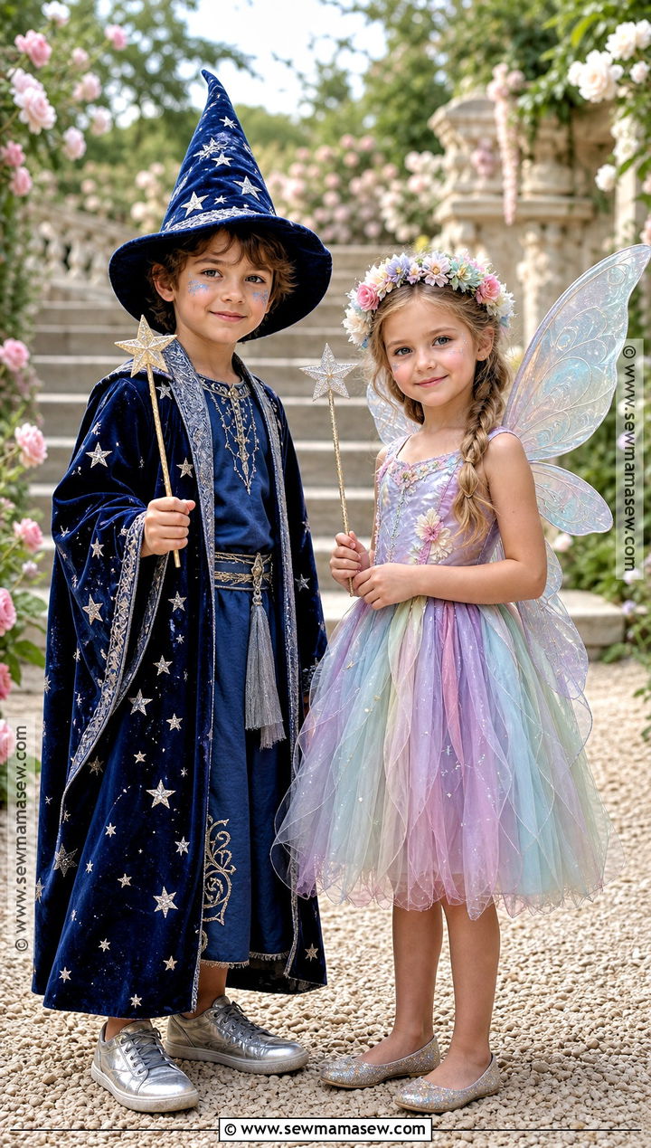 Wizard And Fairy Costume - 30 brother sister halloween costumes for kids