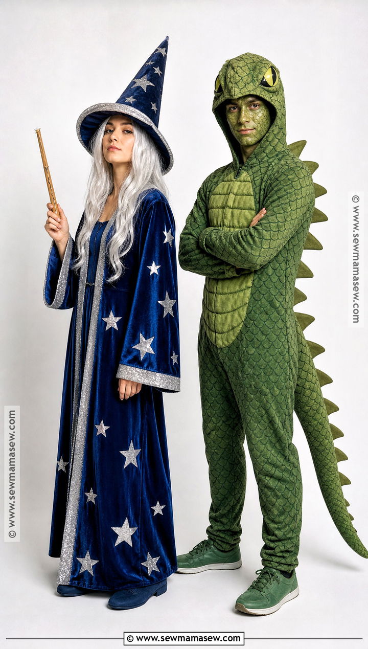 Wizard And Lizard Costume - 50 rhyme without reason costume ideas