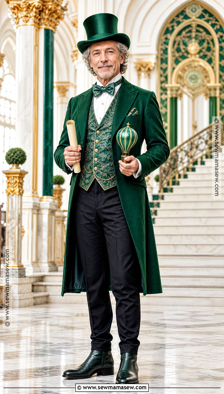 Wizard Costume With Green Tailcoat - 30 the wizard of oz costumes
