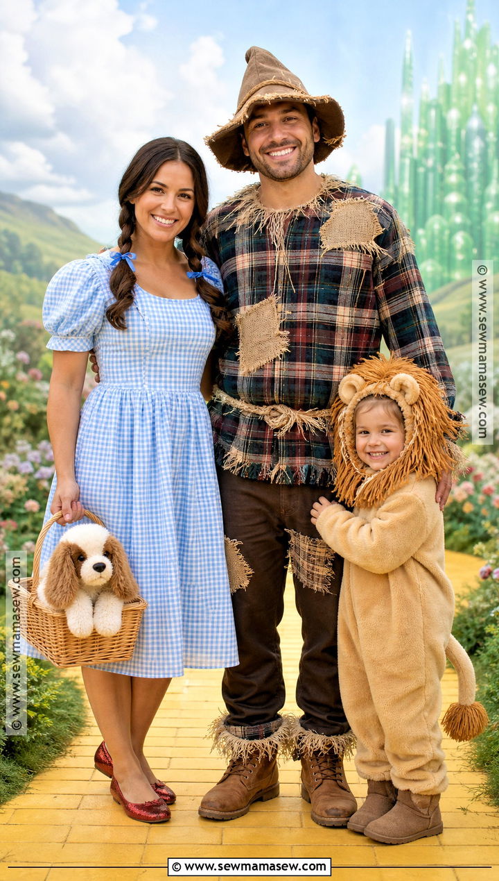 Wizard Of Oz Family Costume - 30 cute family halloween costumes for 3