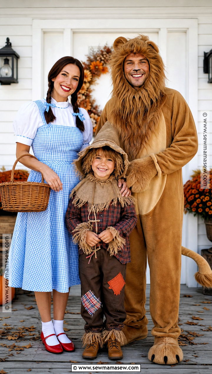 Wizard Of Oz Family Costume - 35 halloween family costumes for 3