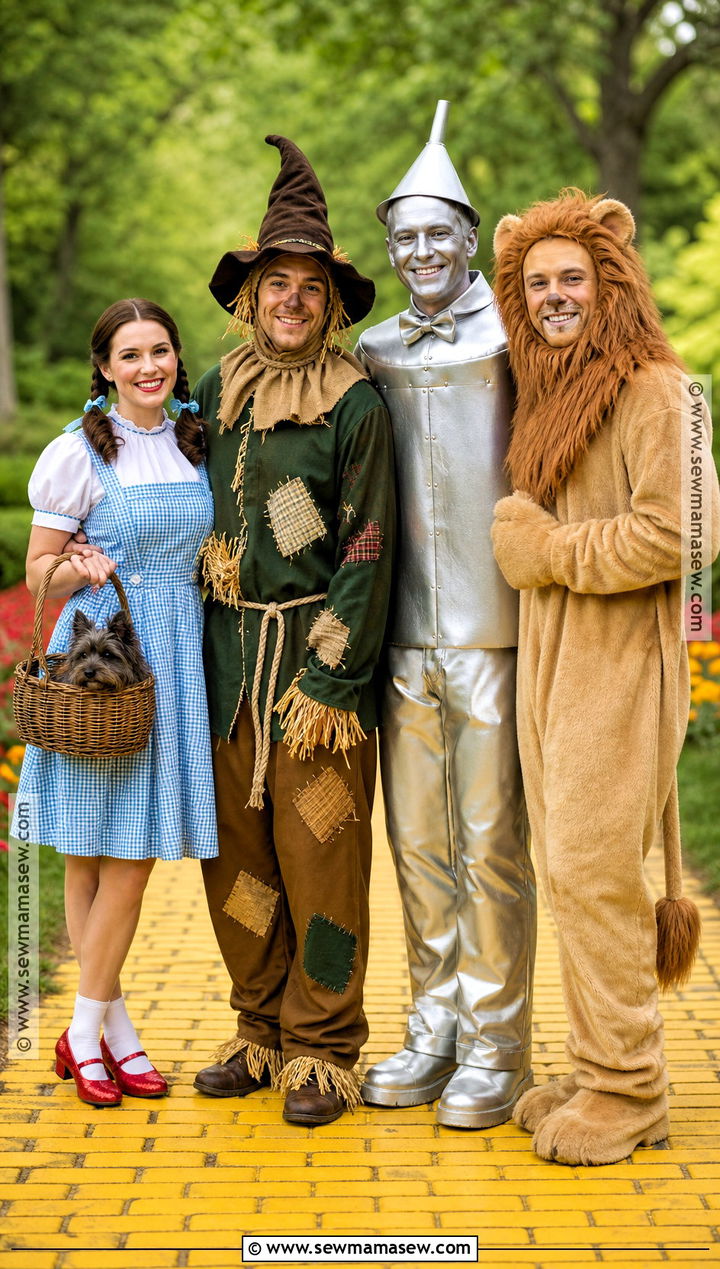 Wizard Of Oz Family Costume - 35 family of four halloween costumes