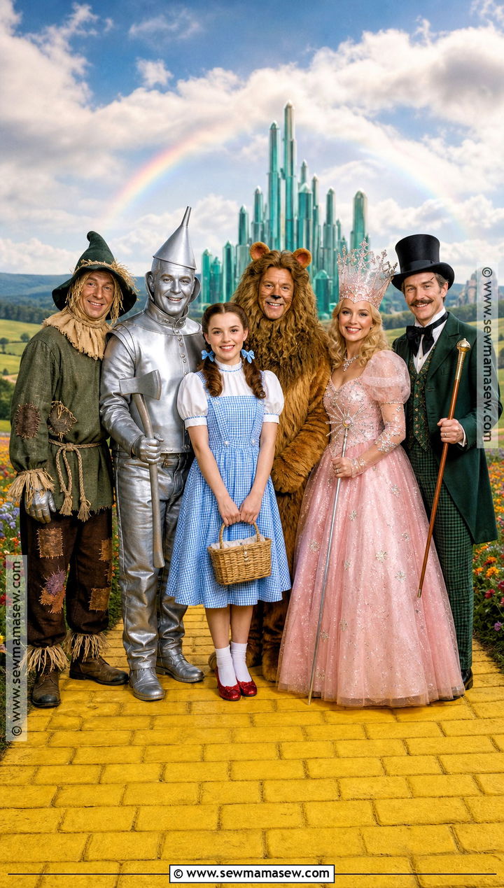 Wizard Of Oz Family Costume For Six - 30 family of 6 halloween costumes