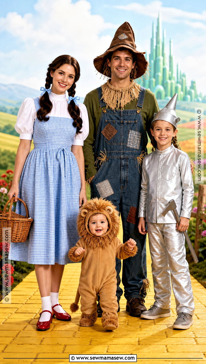 Wizard Of Oz Family Costume With Toddler - 35 family halloween costumes with for toddlers