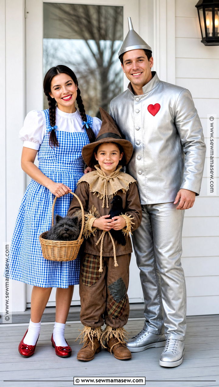 Wizard Of Oz Family Costume - 30 3 Family Halloween Costumes