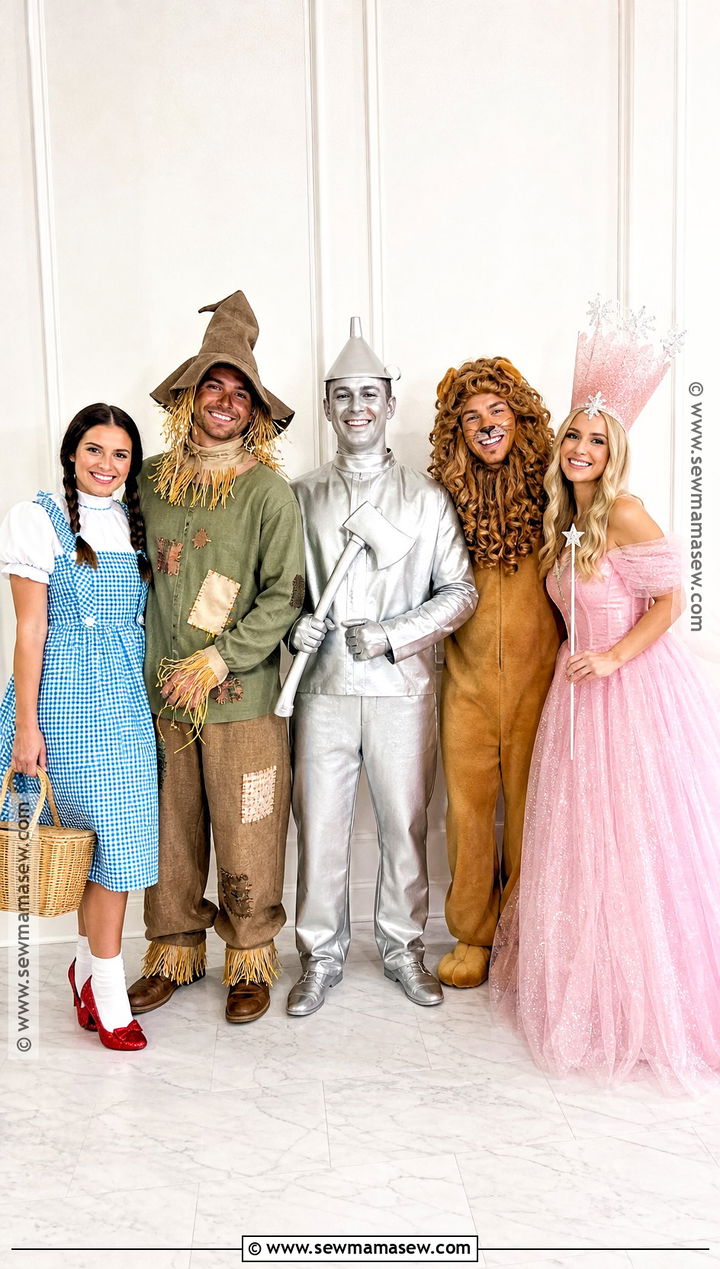 Wizard Of Oz Group Costume - 35 halloween costumes 5 people