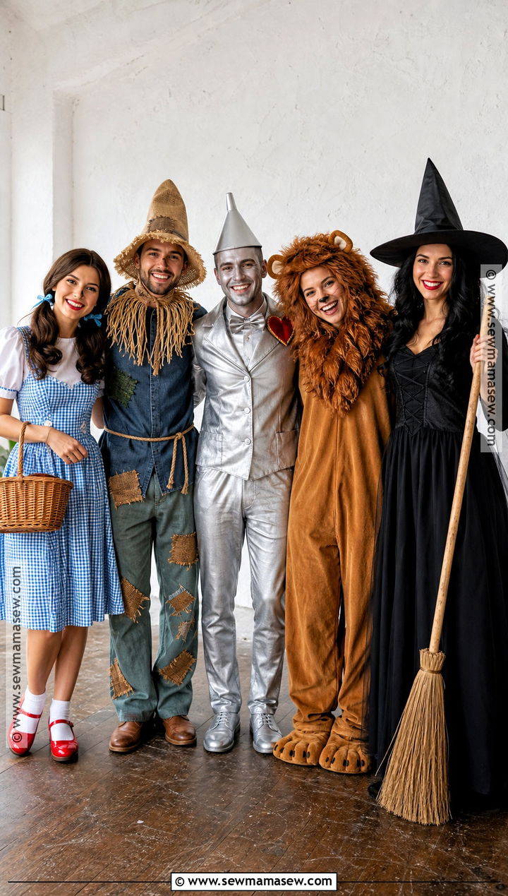 Wizard Of Oz Group Costume - 40 5 Person Halloween Costume Ideas