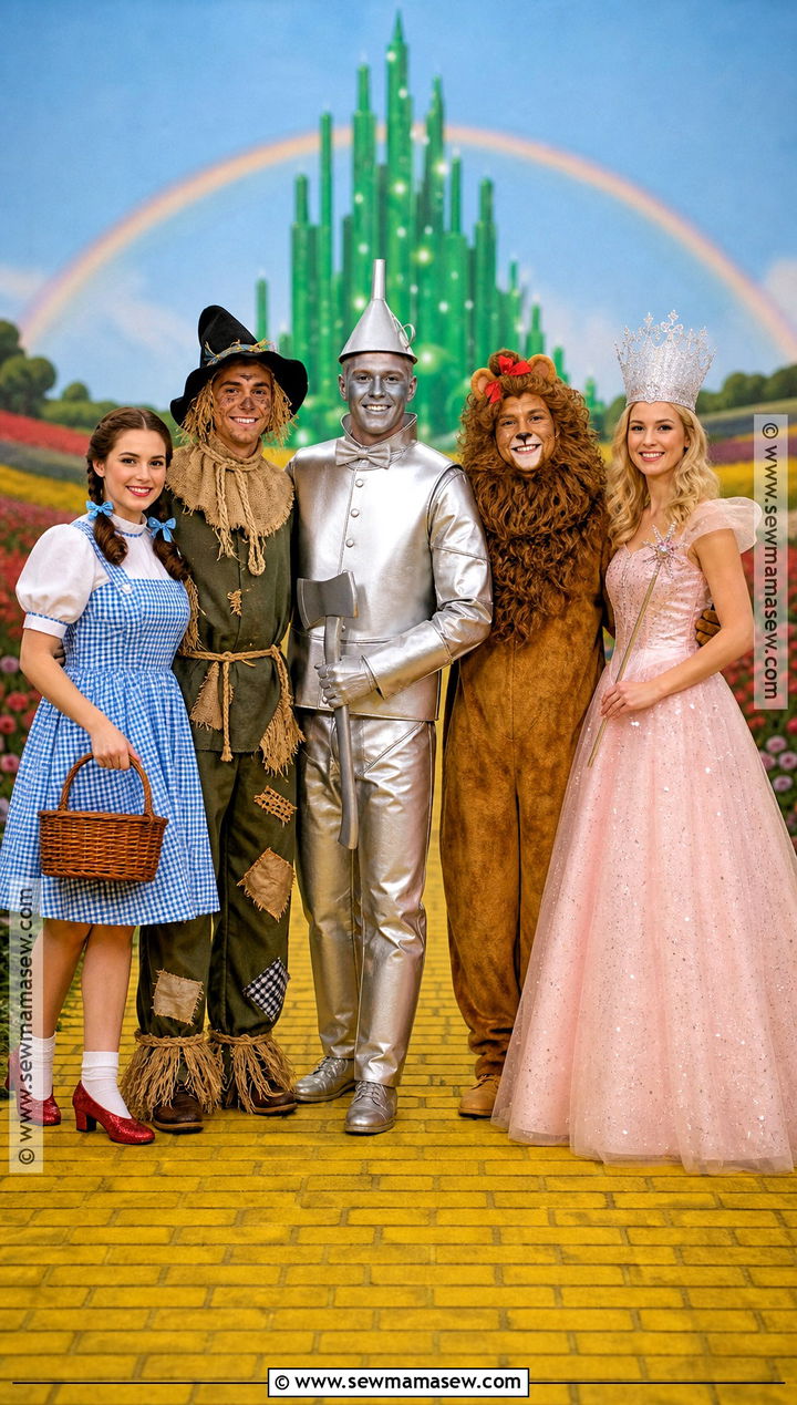 Wizard Of Oz Group Halloween Costume - 35 group of 5 halloween costumes