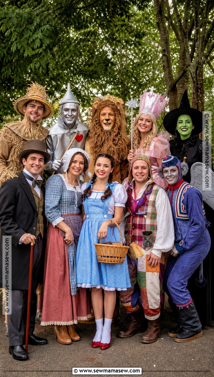 Wizard Of Oz Group Halloween Costume - 30 group halloween costumes for 10 people