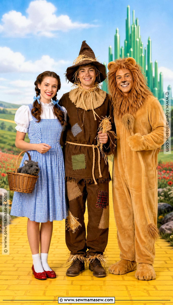 Wizard Of Oz Trio Costume - 45 iconic trio halloween costumes