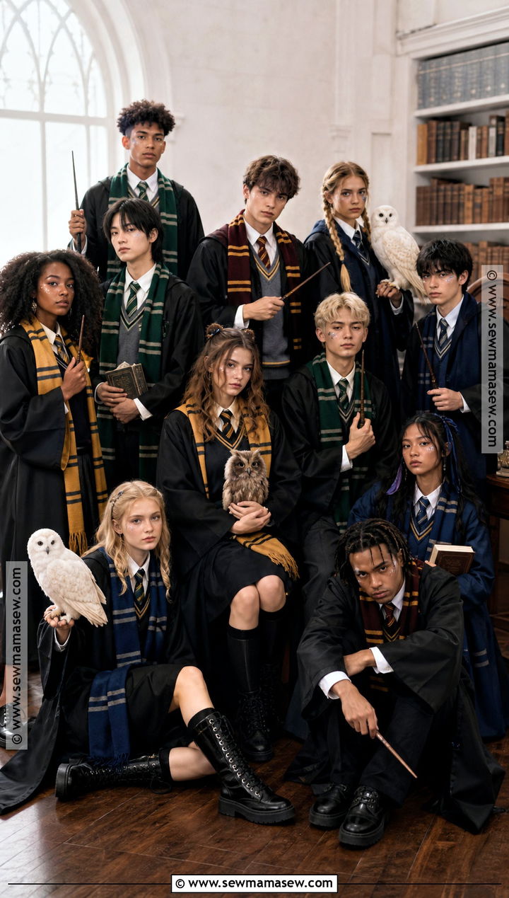 Wizard School Group Costume - 30 halloween costumes for big groups